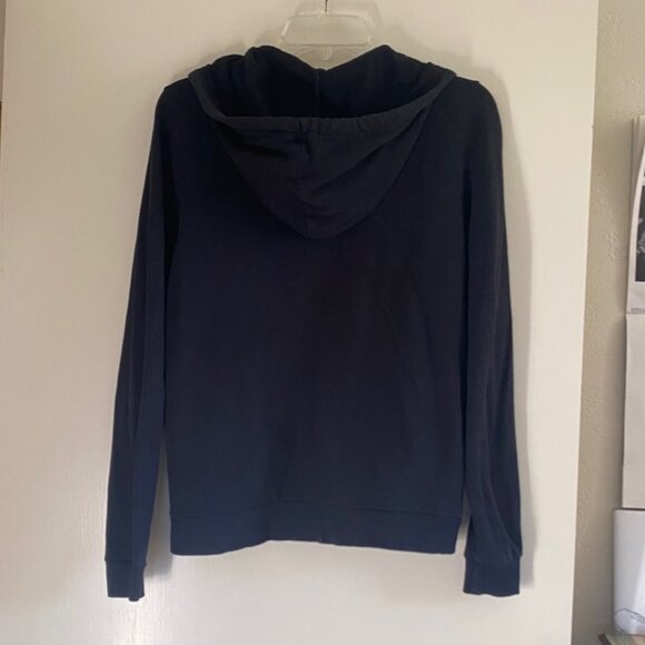 Marine Layer Afternoon Full Zip Hoodie, Women's Small, Black - Picture 2 of 8